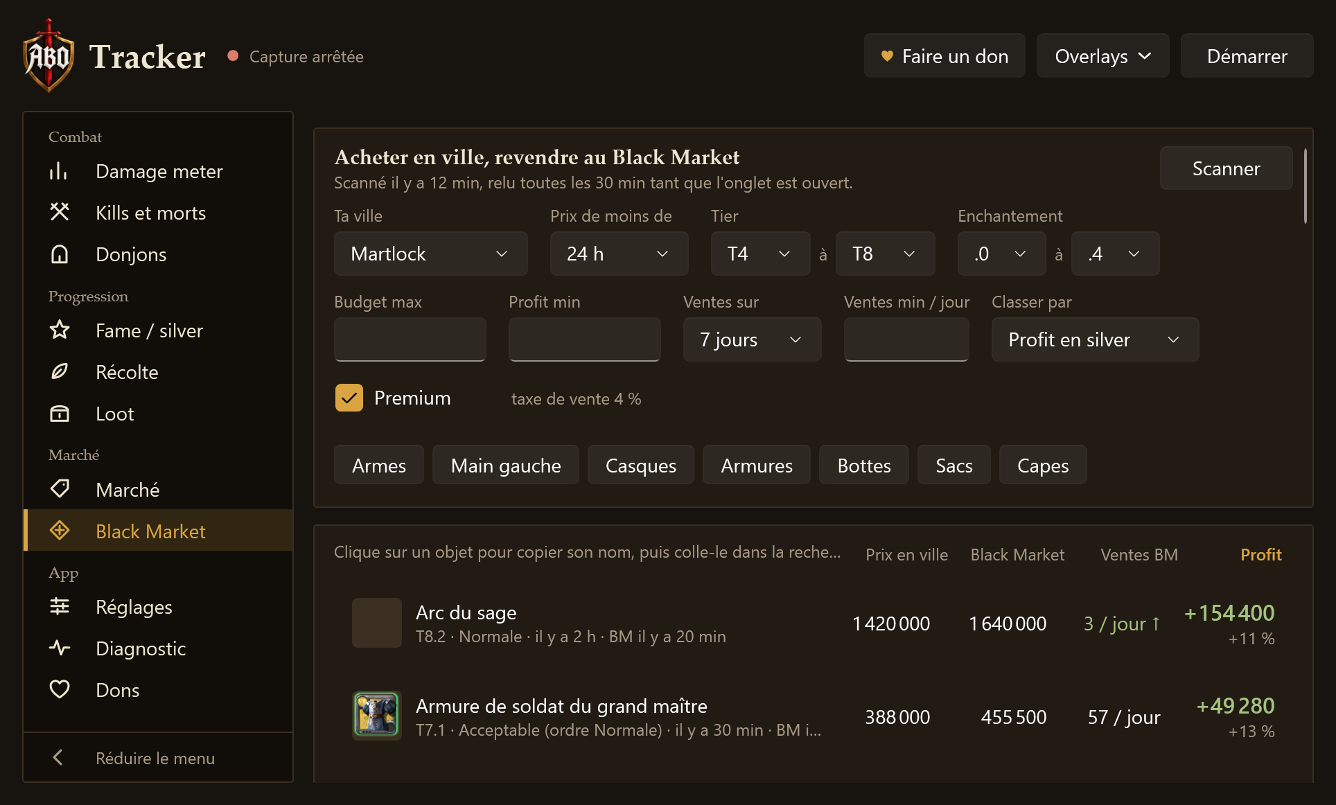 Black Market Scanner